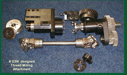 A GSN designed Thread Milling Attachment